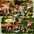 thumbnail image 5 of topjuju 29 Pcs Miniatures Fairy Garden Accessories, Mini Resin Fairy Figurines, Cute Tiny Gnome Mushroom Bridge Chairs for DIY Home Outdoor Micro Landscape Terrarium Ornaments, 5 of 7