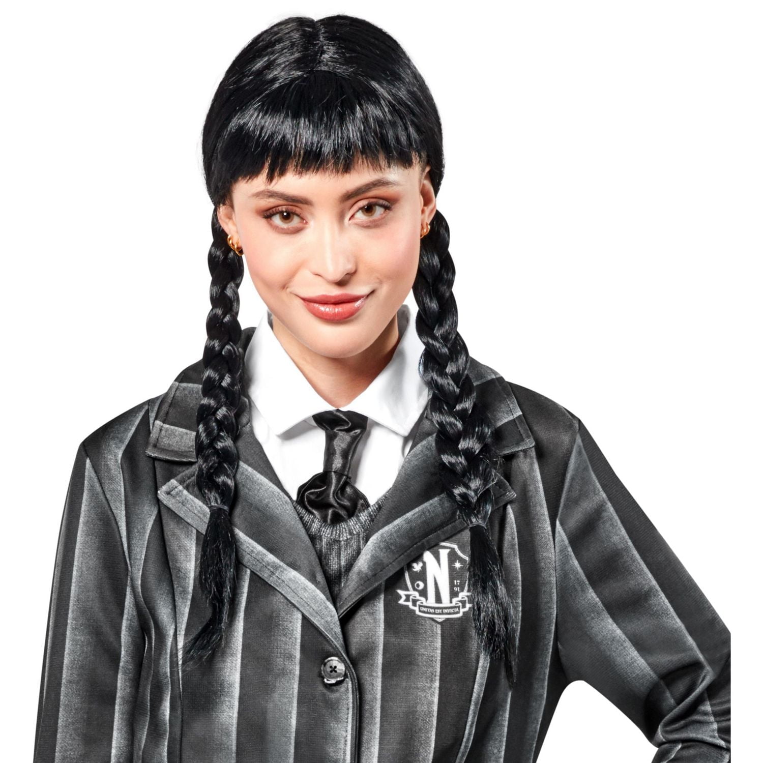 Wednesday Addams perruque pour adulte