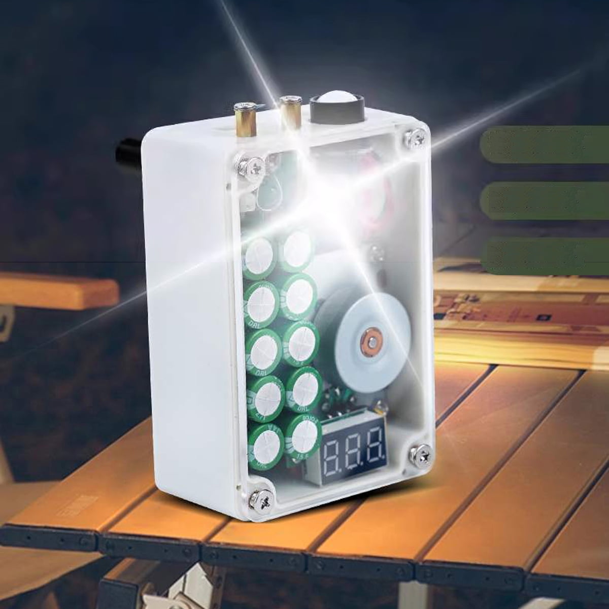 USB 5 Volts Charger Hand Crank Generator Portable Emergency Power Pack Phone Charger Outdoor Lighting Ignition