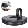 thumbnail image 1 of Soporte de carga compatible con Apple Watch, estación de carga portátil, soporte de base para gestión de cables, organizador para iWatch con correa, 1 of 8