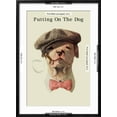 thumbnail image 5 of Art.com Dog in Hat and Bow Tie Smoking a Cigar Art Print, Black Frame Wall Art, 21" x 29", 5 of 5