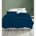 thumbnail image 3 of 100% Organic Cotton Wrinkle Resistant Solid Duvet Set, 3 of 7