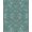 Teal Seafoam Coral, Pattern 2, variant on ODIKA Nautical Marine Coral Reef Border Round Jellyfish Door Turtle Ocean Playful for Playroom, Bedroom, Reading Nook, Pet Friendly & Kids Safe Play