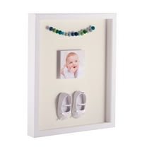 ArtToFrames 20x28 Inch Shadow Box Picture Frame, with a Satin White 1 Wide Shadowbox frame and Brilliant White Mat Backing (4655)