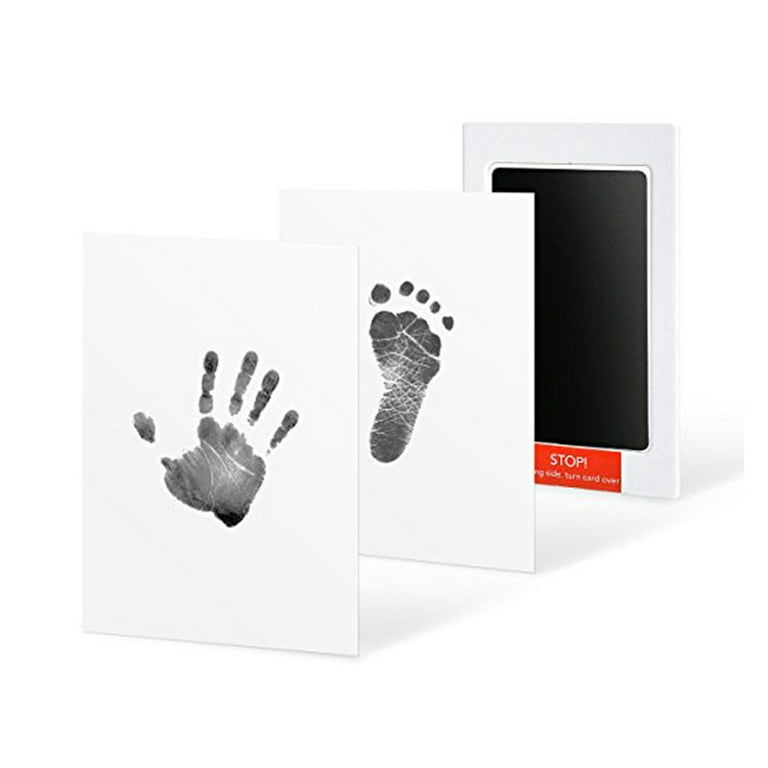 3Pack Imprint Cards Baby Footprint Kit Ink Pads Memory Gift For