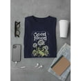 thumbnail image 3 of Good Mood Daisies W Froggie T-Shirt Men -Image by Shutterstock, Male 4X-Large, 3 of 4
