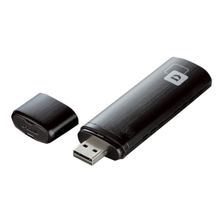 D-Link AC1200 Dual Band Wireless USB Adapter, Easy Push Button