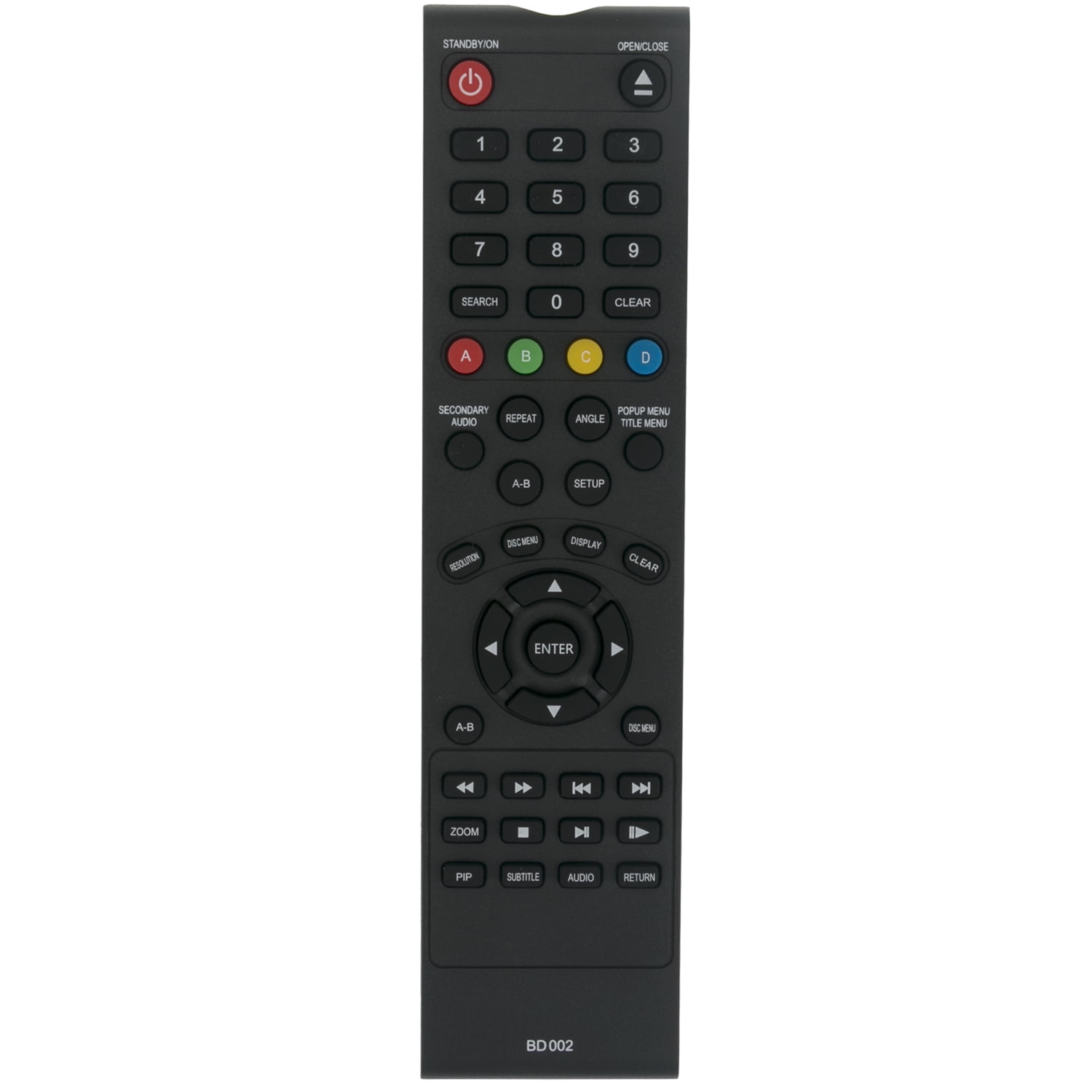 New BD002 Replaced Remote Control fit for Insignia Blu-ray Disc Player ...