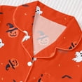 thumbnail image 6 of IMENGL Halloween Pajamas Set for Women Comfy Short Sleeve Graphic Nightwear Soft Loungewear Womens Pajama Sets,S-XXXL, 6 of 7