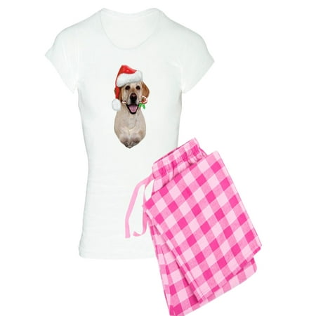 

CafePress - Yellow Lab Santa - Women s Light Pajamas