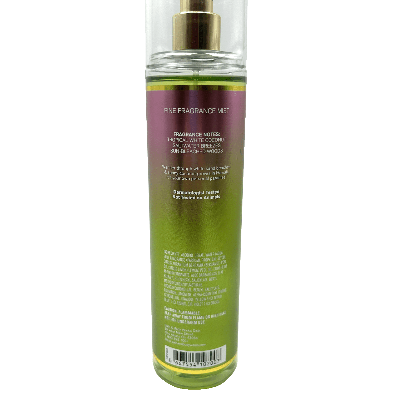 【ワイキキビーチココナッツ】Bath&bodyworks ボディーミスト 3本 Bath & Body Works 3 X ORIGINAL WAIKIKI BEACH COCONUT 8 Oz