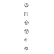 Body Jewelry- Women's Lead Crystal Nose Stud Value Pack