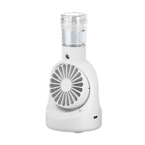 RBCKVXZ Portable Handheld Spray Fan Computer Mobile Desktop Spray Fan Big Wind USB Charging Mute Motor Spray Small Fan Hanging Type Humidification Atomization Fan,for Home,Under $10