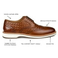 thumbnail image 4 of Thomas & Vine Mens Radcliff Tru Comfort Foam Lace-up Woven Wingtip Derby, 4 of 8