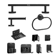 thumbnail image 1 of Juego De Accesorios Para Baño Bloosom Toallero 304 Inoxidable 15 Pzs negro, 1 of 5