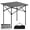 Black, variant on ELLEGNT Folding Roll-up Table for Camping – Portable Picnic Table with Metal Legs and Carry Bag for Hiking, BBQ, Silver