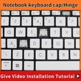 thumbnail image 5 of Replacement for ASUS ZenBook Pro Duo UX581 UX582 Zenbook UX434FAC UX434 UX434F UX433FN keyboard keycap hinge " 3 Keycap, 5 of 5
