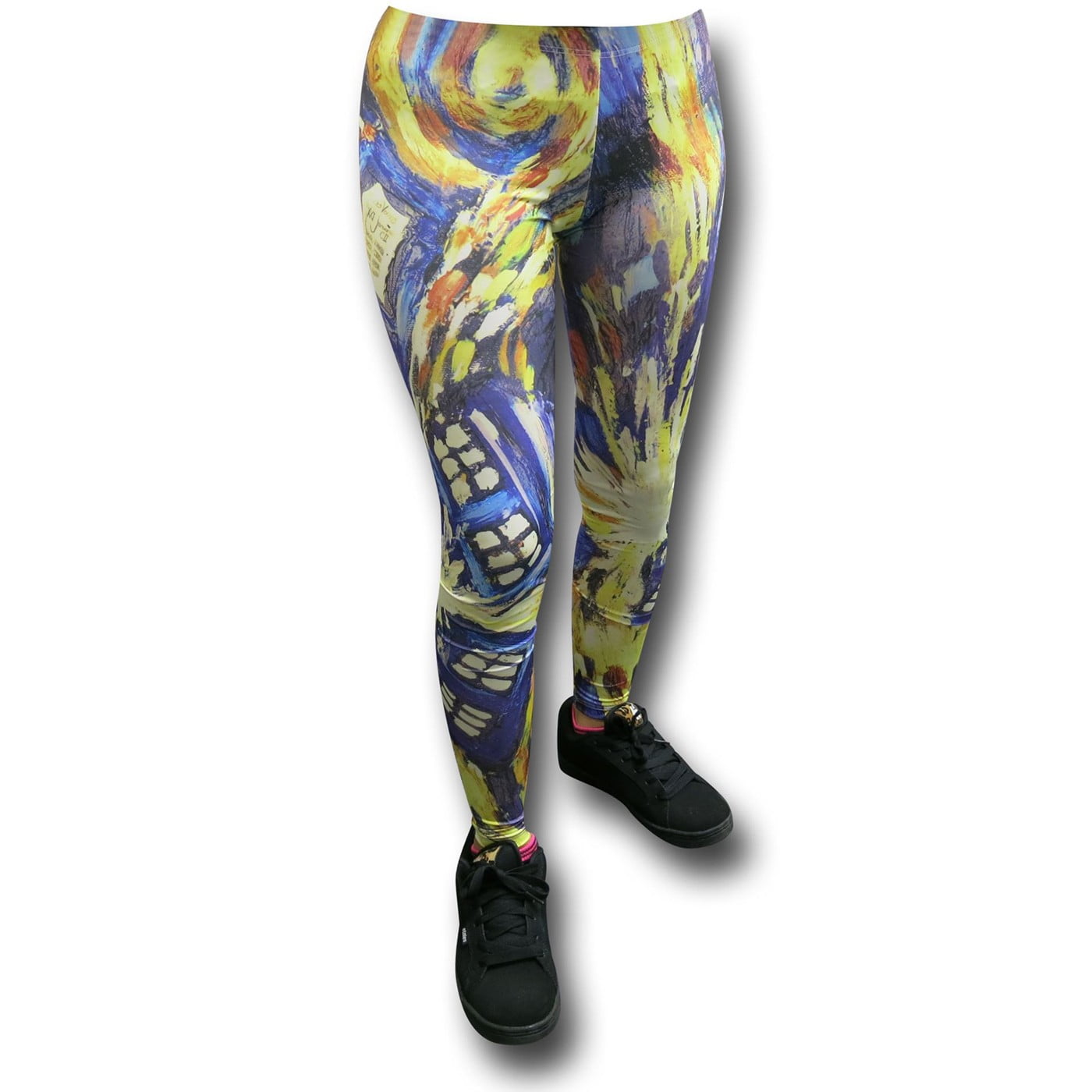 Lumana Leakproof Yoga Pant Leggings, 22 Inseam, Plum, 3X, Single Pair