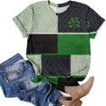thumbnail image 2 of Camisetas Casuales de Manga Corta con Cuello de Tripulación Impresa de San Valentín Tee Gráfica Ligera Top 95% Poliéster 5% Elastano para el Uso Diario, Camiseta de Moda Cómoda, 2 of 9