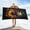 style-4, variant on Halloween Scary Night Full Moon Oversized -Washed Lightweight Quick Dry Beach Towels - 32"x63"