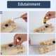 thumbnail image 5 of Tablero de destornilladores Montessori Miuline para niños, juguetes educativos de aprendizaje de habilidades básicas para niños de 3 a 5 años, juguetes sensoriales Montessori para aulas preescolares, 5 of 8