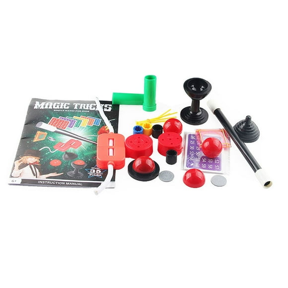 Walson Kids Magic Toys Set Beginners Children Adult Illusion Magic Tricks Kit Intelligence Development Toy