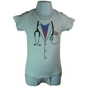 Dr. Adorible Baby Bodysuit (12-18 Months) White