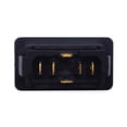 thumbnail image 2 of 12V/24V 10A 6Pin Auto Electric Power Window Switch Button for All Autos with Green LED Light Car Button Switch, 2 of 5