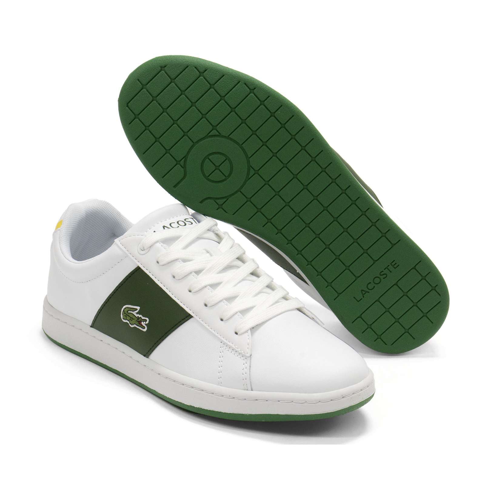 via Adskillelse Hvem Lacoste Men's Carnaby Evo 0722 3 Sma Leather Fashion Sneakers, White \  Green,9.5 M US - Walmart.com