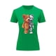 thumbnail image 1 of Playera Blusa De Oso Robot Ropa De Mujer Color Verde Talla Chica Marca Emil SaEs, 1 of 4