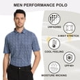thumbnail image 4 of Xidunhg Men's Golf Polo Shirts Short Sleeve Print Performance Moisture Wicking Dry Fit Outdoor Golf Shirts for Men, 4 of 12