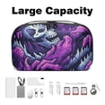 thumbnail image 3 of Paw Print Digital Pouch Organizer for Chargers, Hard Drives, and Cords - Waterproof Oxford Cloth Material, 5.9x9.44x3.14 Inches, 3 of 6