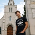 thumbnail image 4 of Mens Funny T Shirts Jesus Is Outta This World Sarcastic Easter Tee for Men Graphic Tees, 4 of 9