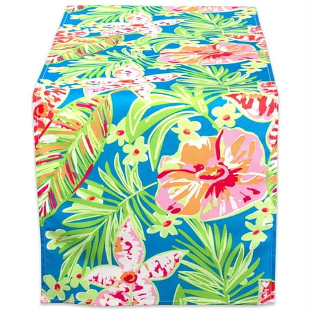 

Design Imports CAMZ38872 14 x 72 in. Summer Floral Outdoor Table Runner