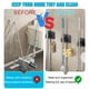 thumbnail image 4 of BTideas Soporte de Pared para Escobas, Organizador de Escobas y Trapeadores de Acero Inoxidable de 4 Pzas, Autoadhesivo, Negro, 4 of 8