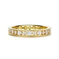 thumbnail image 4 of Lafonn Classic Sterling Silver Gold Plated Simulated Diamond Rings (0.85 CTTW), 4 of 5