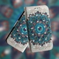 thumbnail image 4 of Case for Nothing Phone Cover Magnetic 3D Pattern Wallet Flip Case With Strap - Peacock, 4 of 5