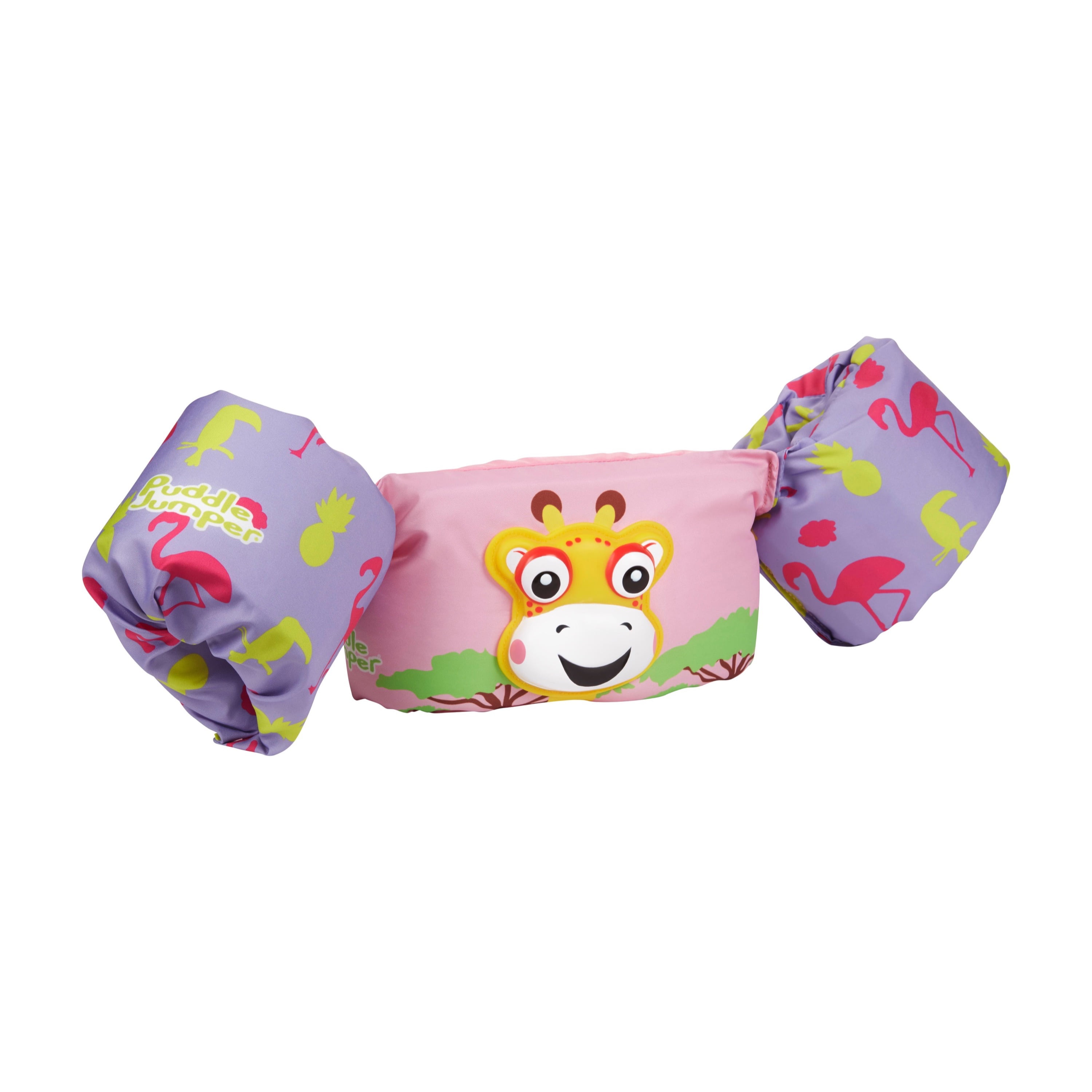 Stearns Original Puddle Jumper Deluxe 3D Kids Life Jacket Vest, Giraffe Pink