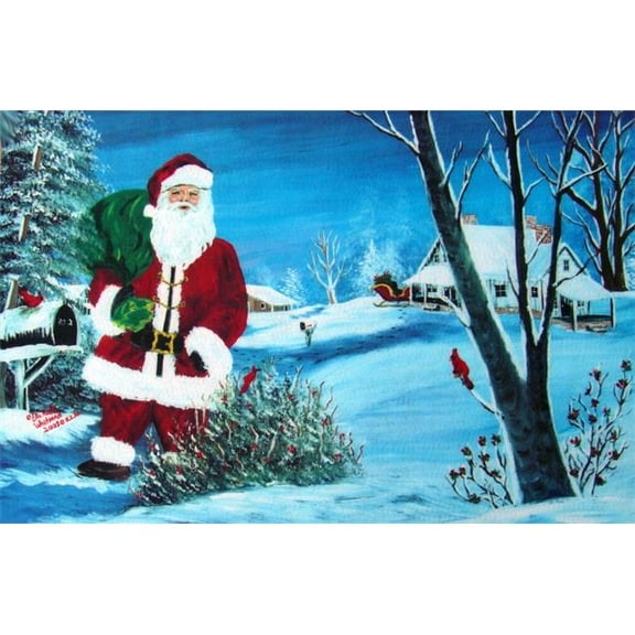 Custom Printed Rugs SANTA Door Mat