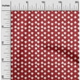 thumbnail image 2 of oneOone Viscose Chiffon Red Fabric Poker Card Craft Projects Decor Fabric Printed by The Yard 42 Inch Wide, 2 of 4
