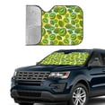 thumbnail image 3 of Kdxio Watercolor Kiwi Fruits Summer Print Front Windshield Sun Shade,Folding Auto Sunshade for Car Truck SUV-Medium, 3 of 7