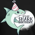 thumbnail image 3 of CafePress - Shark Birthday T Shirt - Mens Tri-blend T-Shirt, 3 of 4