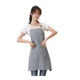 thumbnail image 1 of Delantal ajustable con bolsillos tipo tabardo, delantal de cocina unisex fácil de limpiar, para mujeres, hombres, adultos, para lavar platos en el hogar, cocina, restaurante, limpieza del hogar, 1 of 8