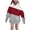 Red, variant on BFHHYA Tween Girls' Colorblock Hoodie Kid Oversized Raglan Sleeve Sweatshirt Loose Long Sleeve Pullover with Pockets (3-14 Years)