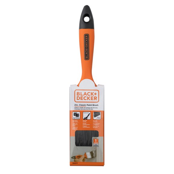 BLACK DECKER 2" Classic TPR Flat Paint Brush