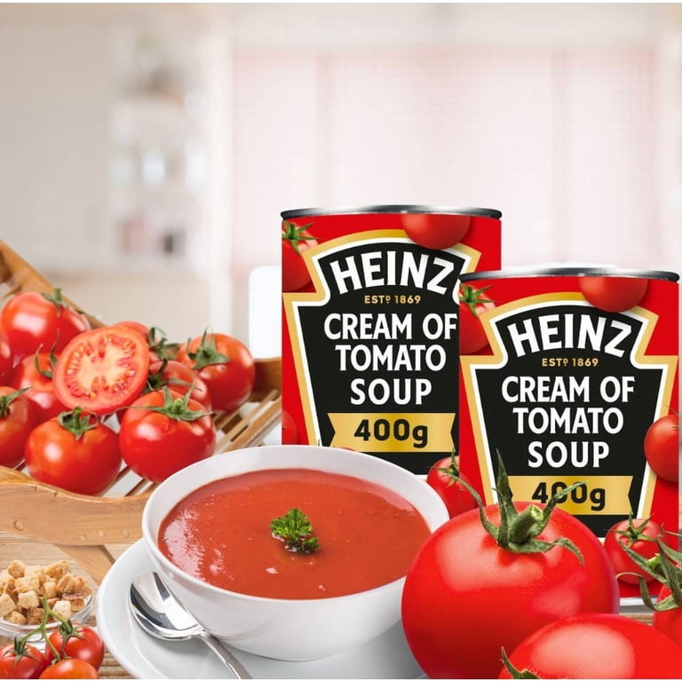 Heinz Soup, Cream of Tomato, 13.2 -Ounce Cans (Pack of 8
