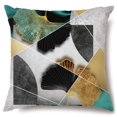 thumbnail image 1 of Peach Skin Geometric Abstract Landscape Pillowcase, Very Suitable For Sofa, Bedroom, Chair, Courtyard Decoration-week, 1 of 4