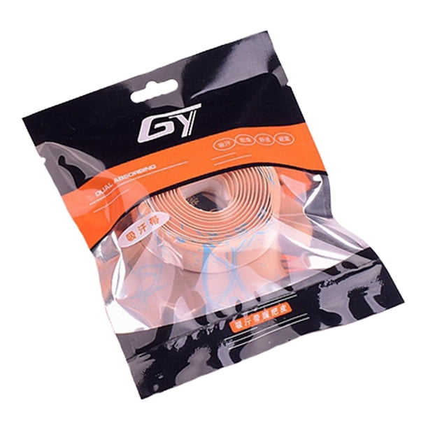 Cinta de agarre para raqueta de tenis, cinta para el agarre del mango de la raqueta, 2 m, banda para el sudor Naranja