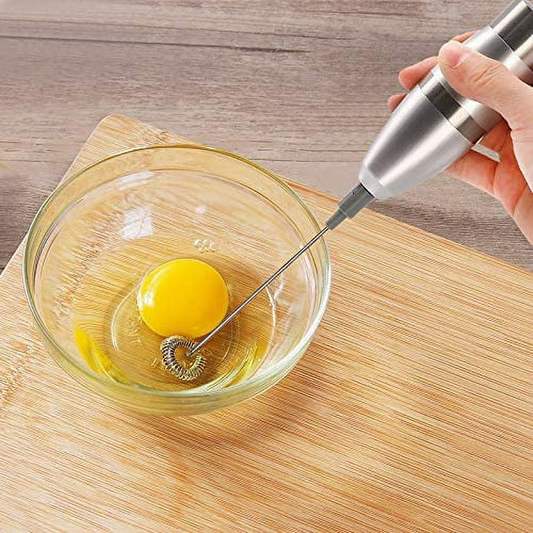  Electric Milk Frother Handheld with Stand and Coasters  Automatic Hot/Cold Coffee Foam Hot Chocolate Maker Milk Froster Mini Hand  Mixer for Drinks Stirrer Whisk Machine Battery Powered (Black): Home &  Kitchen