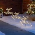 thumbnail image 4 of 3PCS Christmas Outdoor Decoration Lights Lighted Decorations 2D Reindeer Family Outdoor Lawn Yard Decorations Light, 4 of 5